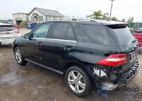 2012 Mercedes-Benz Ml 350 4Matic из США, поврежденный, VIN 4JGDA5HB6CA011077